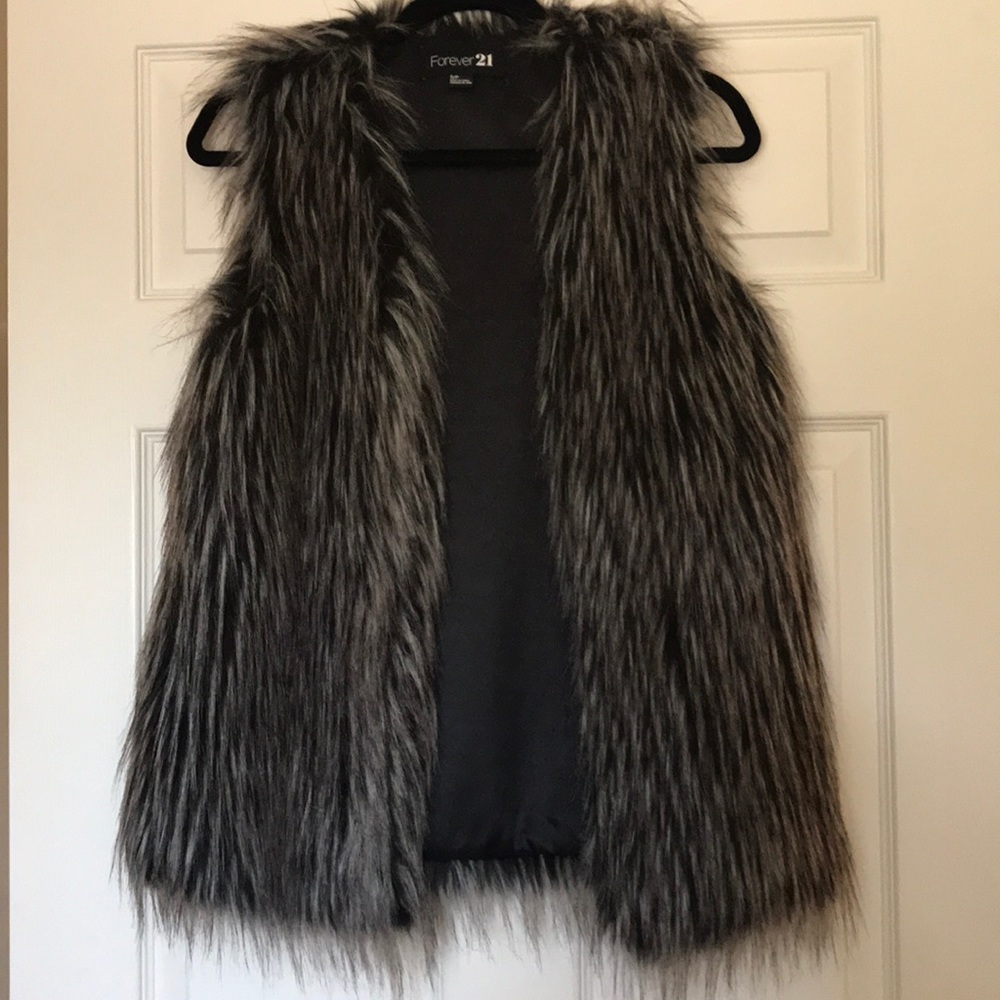 Forever 21 Faux Fur Vest
